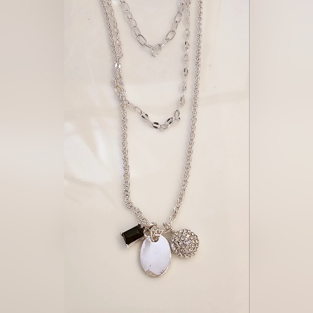 Lauren Conrad Layered Trinket Necklace NEW WITH TAGS